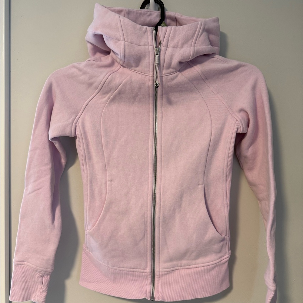 Lululemon Full Zip Scuba light pink
